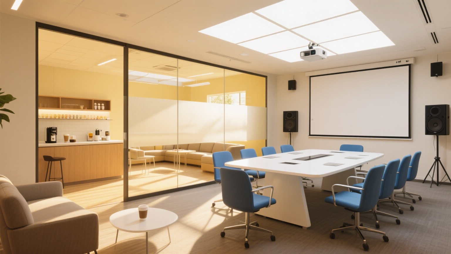 多功能空間：會議室與休閑區(qū)的完美融合
