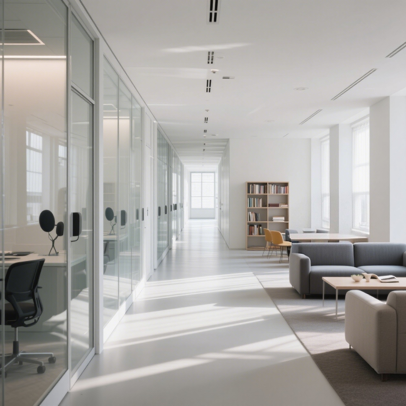 減壓辦公：自然光、靜音艙與休閑區(qū)的科學(xué)布局